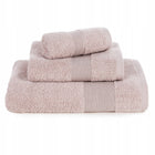 Ręcznik Bawełna Premium zoja 70x140 Eurofirany Hotel Spa 500gsm Puder kąpielowy do łazienki różowy z bordiurą na prezent