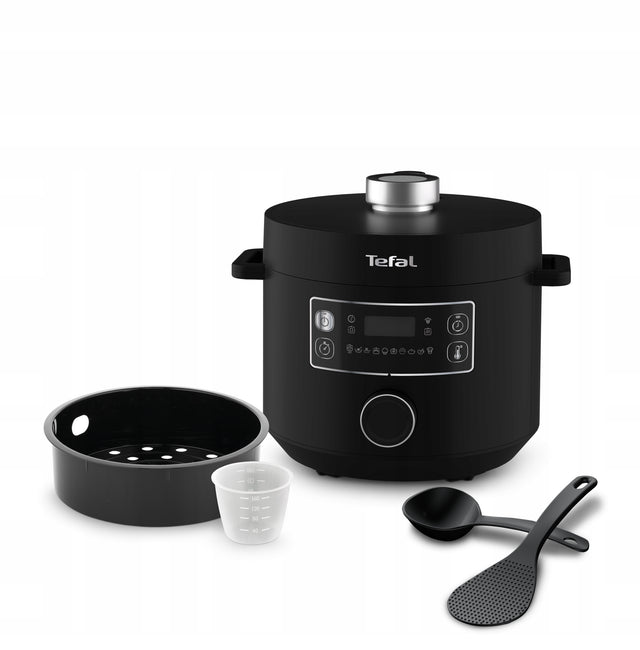 Multicooker tefal Turbo Cuisine CY754 ryżowar 10 programów 4,8l garnek elektryczny do duszenia, gotowania na parze i smażenia, z minutnikiem