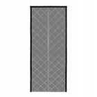 Szare magnetyczne drzwi środkowe otwierane termoizolowane Curtain 0.85*2.05m kurtyna na wejście, osłona przed chłodem