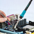 ZESTAW STACJA LUTOWNICZA 2W1 HOT AIR LUTOWNICA YIHUA 706+ GROTY MATA CYNA do napraw elektroniki, serwis PCB i SMD, 640