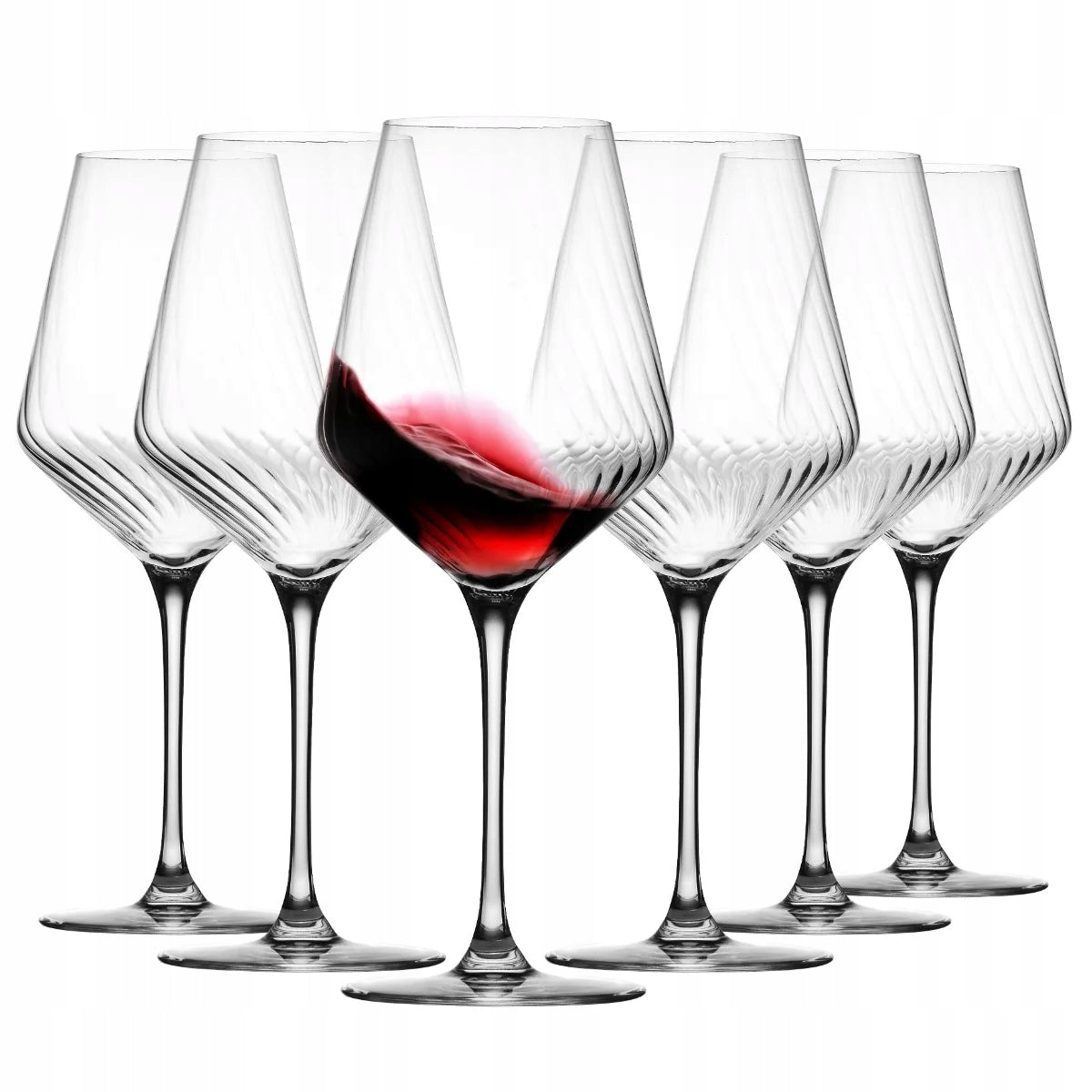 Kieliszki do wina czerwonego KROSNO Avant-Garde LUMI Merlot Pinot Noir 6szt szklane kielichy 550 ml, do zmywarki