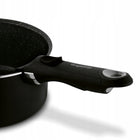 Zestaw garnków z odpinaną rączką na GAZ Konighoffer Spinel Black 4 el aluminiowe naczynia non-stick do kuchni