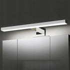 Lampka Łazienkowa Na Szafkę Lampa Nad Lustro LED Chrom Kinkiet Naszafkowy oprawa ścienna srebrna 30 cm, zintegrowane