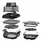Frytkownica beztłuszczowa Teesa glass AIR fryer 1500W 2 pojemniki 1,5l / 4l czarny