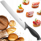 FISKARS NÓŻ DO CHLEBA KROJENIA PIECZYWA DŁUGI OSTRY ZĄBKOWANY 23cm stalowe ostrze, plastikowy uchwyt, do bagietek i