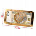 Pudełko Na Pieniądze Koperta Urodzinowa Na Prezent Złota Urodziny 18 40 opakowanie banknotów, upominek dla solenizanta