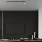Plafon ring 3 chrom SL.0729 Sollux Lighting oprawa sufitowa GU10, potrójna, szerokość 45 cm, do salonu