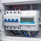 Licznik Prądu Trójfazowy 3 Fazy Miernik Energi Na Szynę DIN Precyzyjny 100A podlicznik elektryczny, kontrola poboru