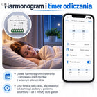 Sterownik rolet dopuszkowy WiFi RF433 Moes MS-108WR Tuya z Polski moduł do żaluzji, przełącznik smart home, 2 kanały