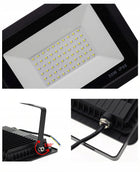 Halogen lampa naświetlacz LED 50w reflektor ogrodowy elewacyjny oświetlenie garażu podjazdu zimna biel 4500 lm 6000 K
