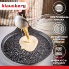 Patelnia do naleśników Klausberg KB7964 24 cm Gaz indukcja nieprzywierająca naleśnikarka marmurowa do placków, kuchnia