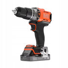 wiertarko-wkrętarka udarowa 45Nm 18V 2x2,0Ah, Black+Decker [BCD383D2XKA-QW] do montażu, wkrętak, walizka, zestaw z