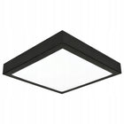 Lampa sufitowa LED plafon wisząca ścienna czarna 2x E27 Nowoczesna LX-909 kwadratowa oprawa bez żarówek, 27 x 17,5 cm