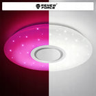 Plafon LED lampa RGB sufitowa głośnik bluetooth pilot aplikacja barw CCT oświetlenie do salonu, sypialni i pokoju
