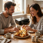 Opiekacz do kanapek panini grill elektryczny do kanapek 1400W non-stick nominalna srebrny/szary
