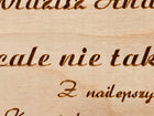 Ramka grawerowana prezent na urodziny wcale NIE TAK dużo 18 30 40 50 60 oprawa fotografii z życzeniami, upominek dla