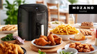 Frytkownica beztłuszczowa frytownica AIR fryer separator 4l 1500 w czarny
