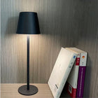 Lampa Nocna Lampka Stołowa Biurkowa LED USB Dotykowa Bezprzewodowa Czarna oświetlenie do sypialni, gabinetu, do