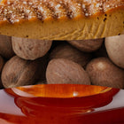 WoodWick Pumpkin Praline - świeca zapachowa duża 610 g drewniany knot, do salonu i sypialni, ponad 75 godzin palenia