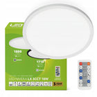 Lampa LED Plafon 18W Czujnik Ruchu Zewnętrzny IP54 3000k, 4000k, 6000k oprawa okrągła biała z 3 barwami światła do