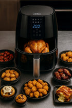 Frytkownica beztłuszczowa AIR fryer frytownica duża 4l misa 1450 w czarny