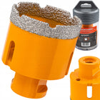 OTWORNICA DIAMENTOWA 50MM KORONKA WIERTŁO M14 DO GRESU PŁYTEK GLAZURY ceramika, kamień, szkło, szkło akrylowe