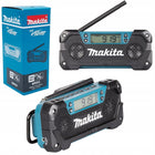 Makita Radio budowlane Odbiornik radiowy akumulatorowe 12V 10,8V CXT MR052 do warsztatu i na budowę, kompatybilny z