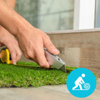 Sztuczna Trawa 2m verde soft zielona z rolki na wymiar taras balkon ogród wykładzina pod basen odporna na UV runo 18 mm
