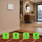 Termostat Pokojowy wifi Programowalny Ogrzewanie Podłogowe Elektryczne 16A regulator temperatury bezprzewodowy