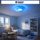 Plafon LED lampa RGB sufitowa głośnik bluetooth pilot aplikacja barw CCT oświetlenie do salonu, sypialni i pokoju