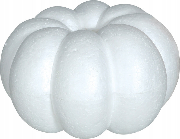 Dynia biała do dekoracji styropianowa styropian DIY ozdabianie halloween figurka do prac plastycznych, rękodzieło