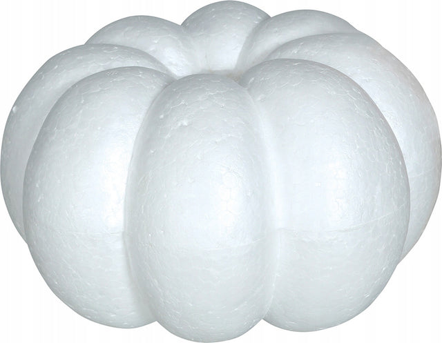Dynia biała do dekoracji styropianowa styropian DIY ozdabianie halloween figurka do prac plastycznych, rękodzieło jesienne