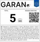 Stalowe garnki Tefal Ingenio Emotion Rondle 16/18/20cm indukcja rączka srebrny stal nierdzewna