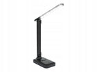 Lampka biurkowa LED do czytania na biurko nocna 3 barwy kreślarska USB HQ ściemniana lampa stołowa czarna 29 cm
