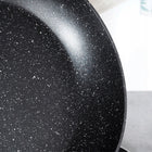 Patelnia granitowa do smażenia duszenia vilde 20 cm na gaz indukcje kuchenka ceramiczna elektryczna, uchwyty