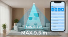 OXT Czujnik Obecności Jasności Podtynkowy Wpuszczany 230V 120° ZigBee tuya detektor ruchu do sterowania oświetleniem