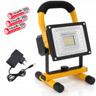 Halogen przenośny LED 30W roboczy naświetlacz budowlany SMD lampa uchwyt reflektor warsztatowy 2400 lm 6500K IP44 do