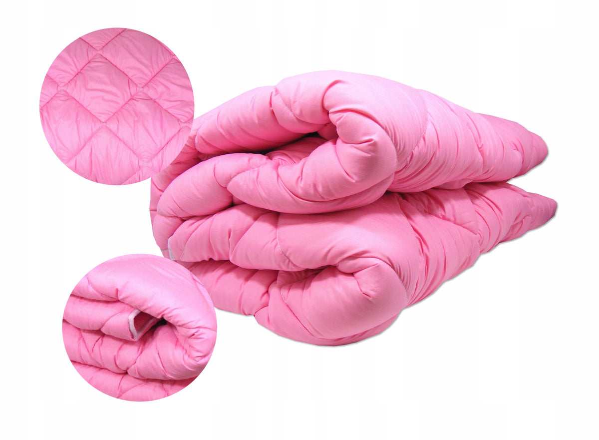 Kołdra wełniana 220x200 Owcza Wełna Całoroczna Ciepła Gruba, Produkt polski poszycie mikrofazowe, do łóżka, na chłodne