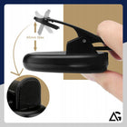 LAMPKA DO CZYTANIA KSIĄŻEK LED NOCNA BIURKOWA BEZPRZEWODOWA USB Z KLIPSEM akumulatorowa 26 cm czarna do łóżka i podróży