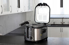 Frytkownica olejowa 1900W – frytownica tradycyjna 1900 w czarny