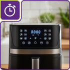 Frytkownica frytownica beztłuszczowa AIR fryer 1800W 8l 12 programów wkład czarny