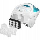 Odkurzacz bezworkowy Sencor SVC 1015TQ 3AAA 800W EPA E12 akcesoria mały biały