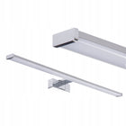 Lampa łazienkowa LL WALL LAMP LED kinkiet nad lustro 15W 80cm NW oprawa ścienna przy umywalce, srebrna, z tworzywa