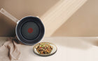 Głęboka patelnia z pokrywką TEFAL One Pick 24 cm indukcja do smażenia, z powłoką nieprzywierającą, do piekarnika, gazu