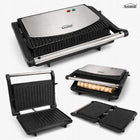 Opiekacz grill elektryczny airdweller 1000W do kanapek panini toster 180° nominalna czarny