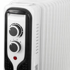 GRZEJNIK ELEKTRYCZNY OLEJOWY 13 ŻEBER ENERGOOSZCZĘDNY 2000W KÓŁKA Regulacja 360 mm 385 mm grzewcza biały