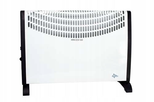 Grzejnik elektryczny konwektorowy energooszczędny farelka 2000 w termostat biały