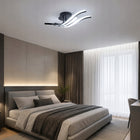Lampa Sufitowa Wisząca LED Żyrandol Czarna Nowoczesna 24W 6500K do Salonu 3 punkty światła, aluminium, zintegrowane
