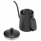Dzbanek do kawy z dripa czajnik konewka barista gęsia szyja stalowy 350 ML imbryk przelewowy, czarny, pour over
