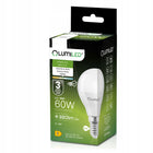 6x Żarówka LED E14 Mała Kulka 8W =60W 880lm 4000K premium lumiled NIE mruga źródło światła, neutralna biel, do lamp i